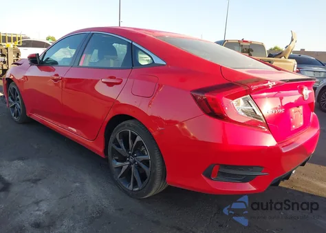 2019 Honda Civic Sport z USA, uszkodzony, nr VIN 2HGFC2F83KH520848